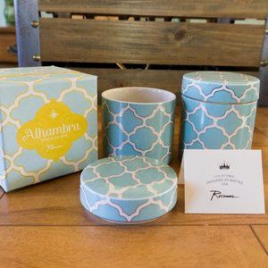 🆕2 NIB Rosanna ALHAMBRA Porcelain Med Vanity Box